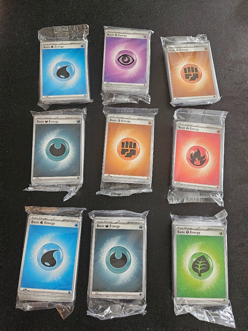 Pokemon Energy Card Packs Near Mint (360 cards total)